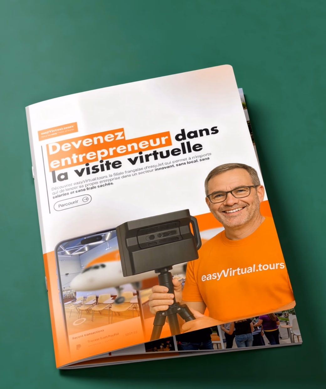 Magazine de recrutement de franchisés easyVirtual.tours.