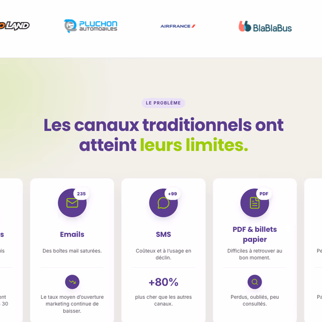 La section problème du site eldo wallet