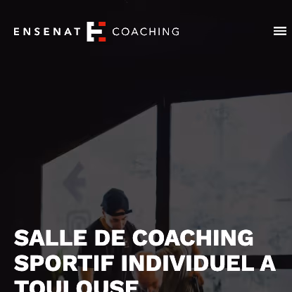 Le site Ensenat Coaching sur téléphone