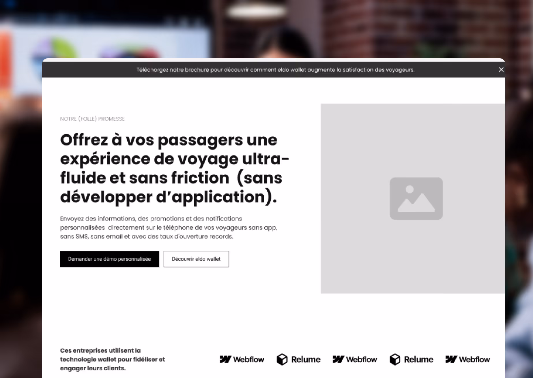 Consultant Vizion en réunion stratégique avec un client B2B