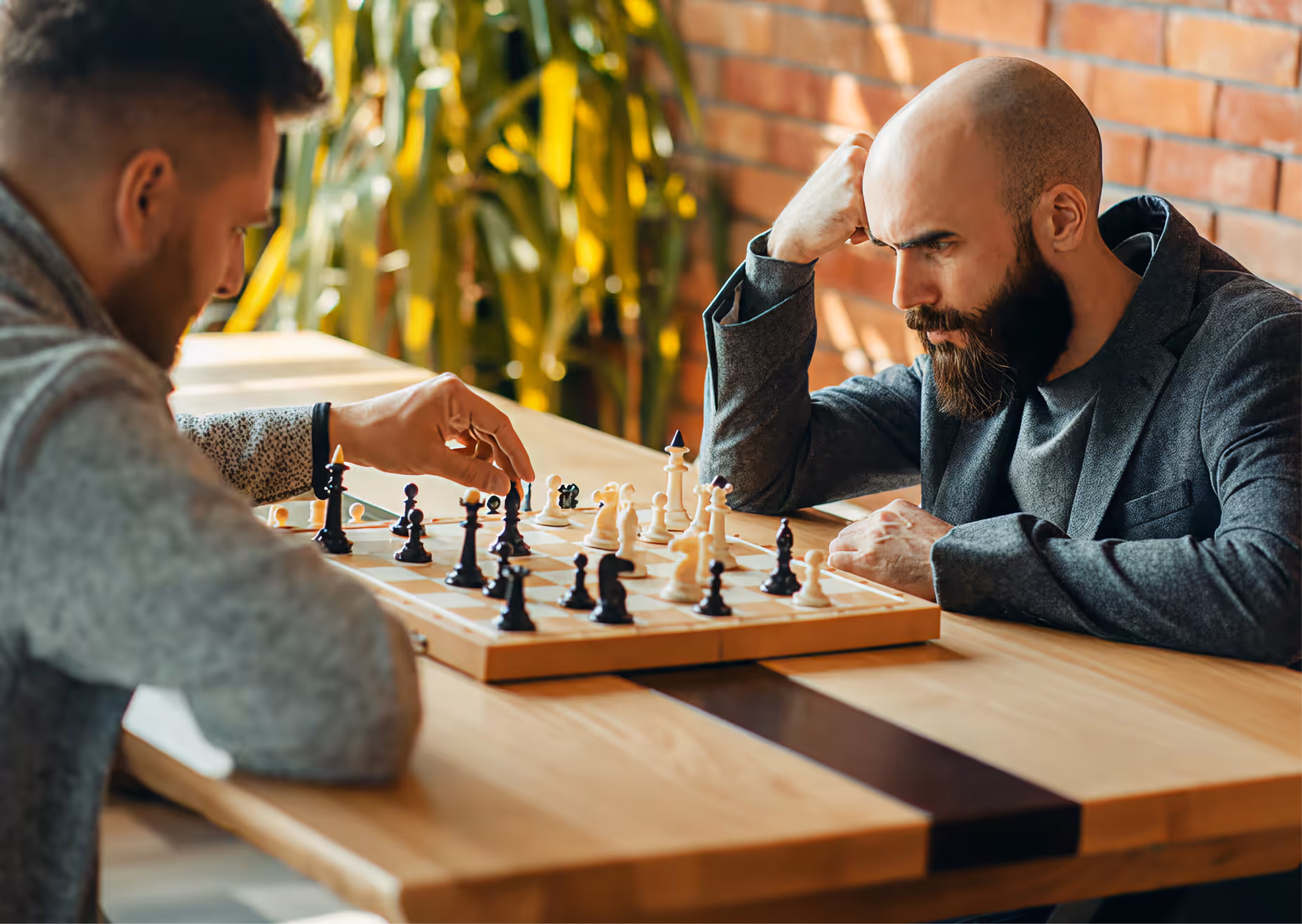 Consultant Vizion en réunion stratégique avec un client B2B